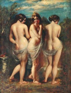 The Three Graces Artwork by William Etty