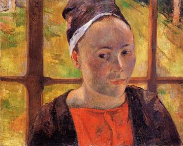 Portrait of a Woman (Marie Lagadu?) Artwork by Paul Gauguin
