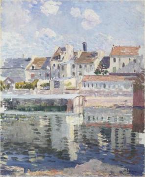 The Marne at Lagny Artwork by Henri Lebasque