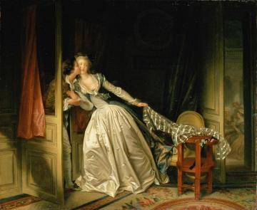 The Stolen Kiss Artwork by Jean Honore Fragonard