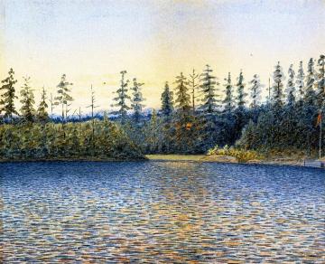 Calm Waters near the Camp Artwork by William George Richardson Hind