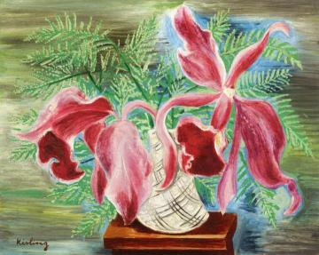 Flowers Artwork by Moise Kisling
