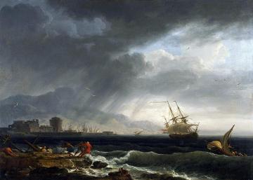 A stormy Sea Artwork by Claude-Joseph Vernet