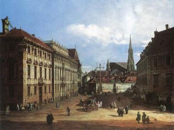 Vienna, the Lobkowitzplatz Artwork by Bernardo Bellotto
