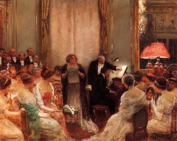 Le Concert Privé Artwork by Jean Georges Beraud