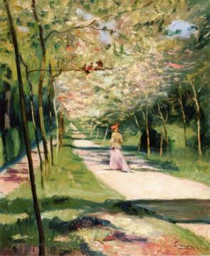 A Lane in the Park at Saint Cloud Artwork by Charles Camoin