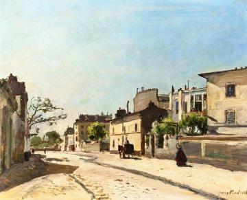 Rue Notre Dame, Paris Artwork by Johan Berthold Jongkind