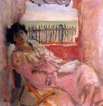 Madame Hessel At The Seashore Artwork by Edouard Vuillard