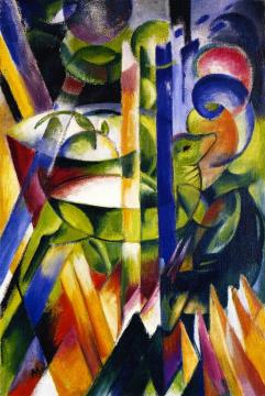 The Little Mountain Goats Artwork by Franz Marc