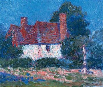 A Small Southdown Farm Artwork by Robert Bevan