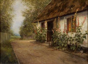 Blooming Foxgloves Artwork by Harald Julius Niels Pryn