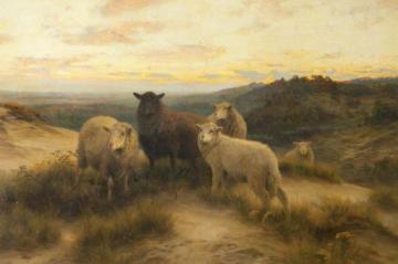 Close of Day Artwork by Henry William Banks Davis