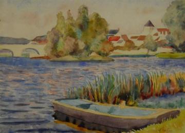 Boat Ashore Artwork by William Mcgregor Paxton