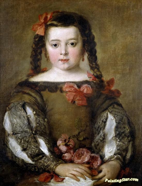 Portrait of a Girl Artwork by José Antolinez