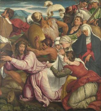 The Way To Calvary Artwork by Jacopo Bassano