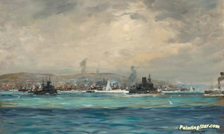 Shipping Pageant, Comet Centenary, Greenock Artwork by James Kay