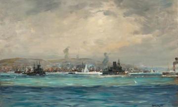 Shipping Pageant, Comet Centenary, Greenock Artwork by James Kay