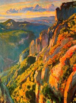Montserrat Artwork by Joaquin Mir Trinxet