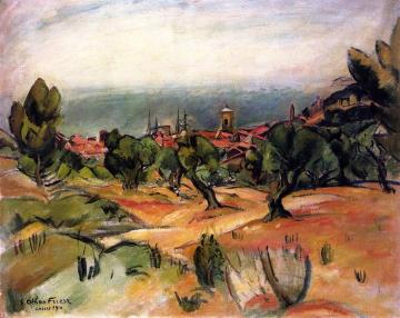 Cassis Landscape Artwork by Emile-othon Friesz