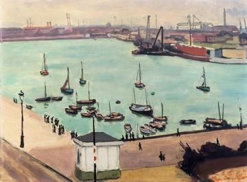 The Port at Havre Artwork by Albert Marquet
