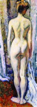 Nude Study Artwork by Theo van Rysselberghe