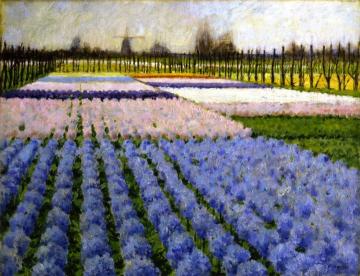 Holland, Hyacinth Garden Artwork by George Hitchcock