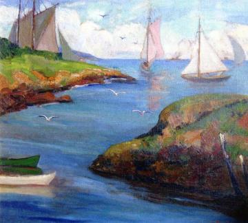 White Sails Artwork by Fern Isabel Coppedge