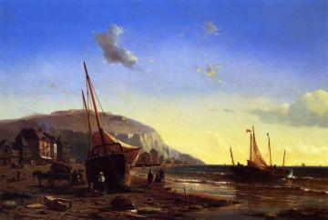 The Harbor At Dieppe Artwork by Mauritz F. H. De Haas