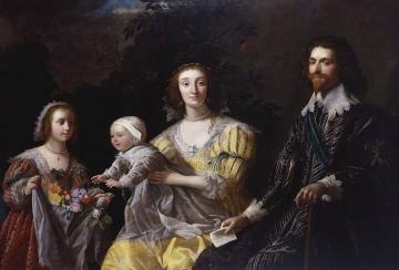 George Villiers, 1st Duke of Buckingham (1592-1628) with his Family Artwork by Gerard van Honthorst