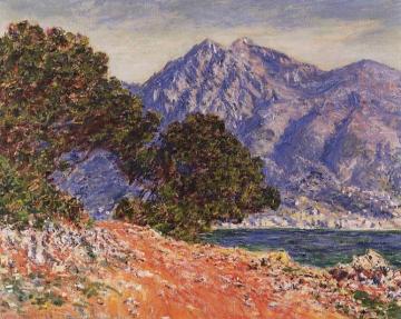 Cap Martin Artwork by Claude Oscar Monet