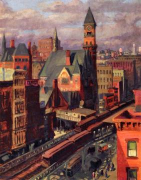 Jefferson Market Artwork by John Sloan