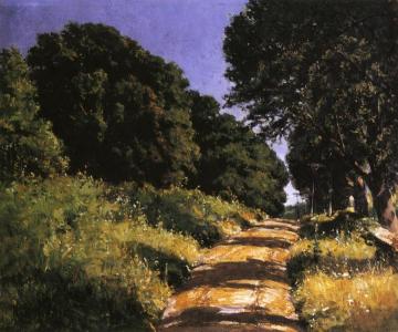 Later Afternoon Artwork by Henry Mosler