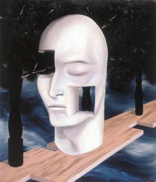Le Visage du génie Artwork by Rene Magritte