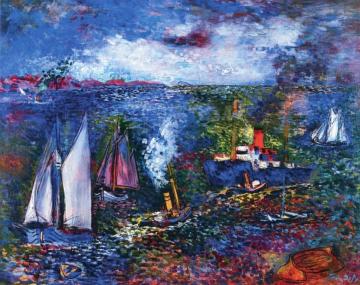 Seascape Artwork by Jean Dufy