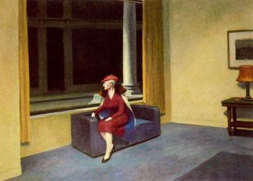 Hotel Window Artwork by Edward Hopper