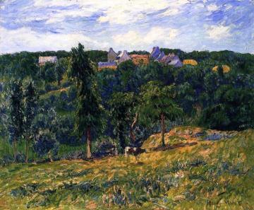 Village near Clohars Artwork by Henry Moret