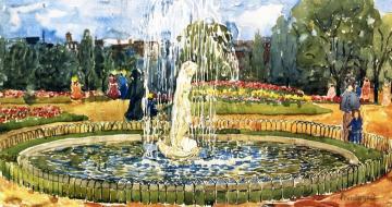 The Public Garden, Boston Artwork by Maurice Prendergast