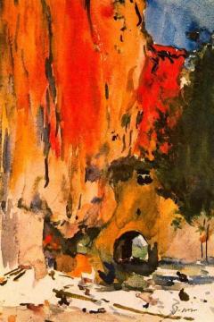 Sant Miquel del Fai Artwork by Joaquin Mir Trinxet