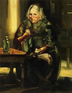 The Hole in the Wall Artwork by George Benjamin Luks