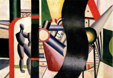 The Black Driver (first state) Artwork by Fernand Léger