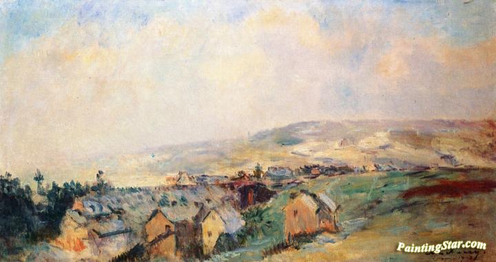 The Thaw after Snow near Rouen Artwork by Albert Lebourg