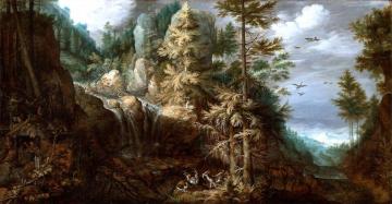 Landscape with the Temptation of Saint Anthony Artwork by Roelant Savery