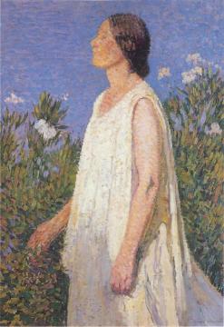 The Muse Artwork by Henri Martin