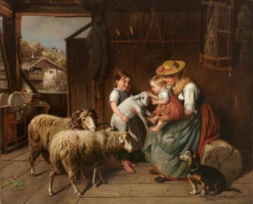 The Little Darling Artwork by Adolf Eberle