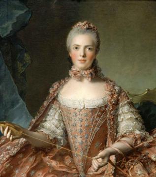 Madame Adélaïde de France Tying Knots Artwork by Jean-Marc Nattier