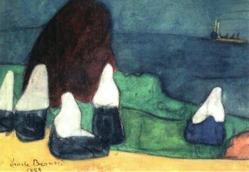 Bretonnes à Goémon Artwork by Émile Bernard