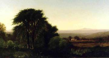July Afternoon in Greenfield, Massachusetts Artwork by Alfred Thompson Bricher