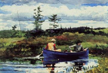 The Blue Boat Artwork by Winslow Homer