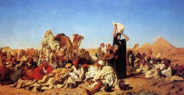 Rest in the Desert near Gizha Artwork by Leopold Carl Müller