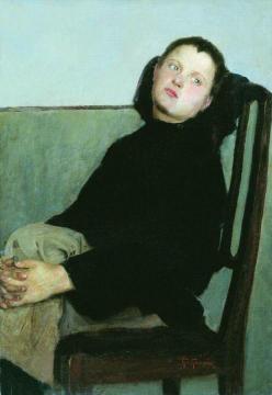 Boy Resting Artwork by Nikolai Petrovich Bogdanov-belsky